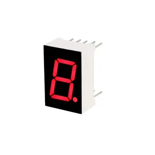 0.56 inch Red 1 Digit 7 Segment  Display 10pin