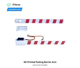 3D Printed Barrier Arm kit (without servo motor)
