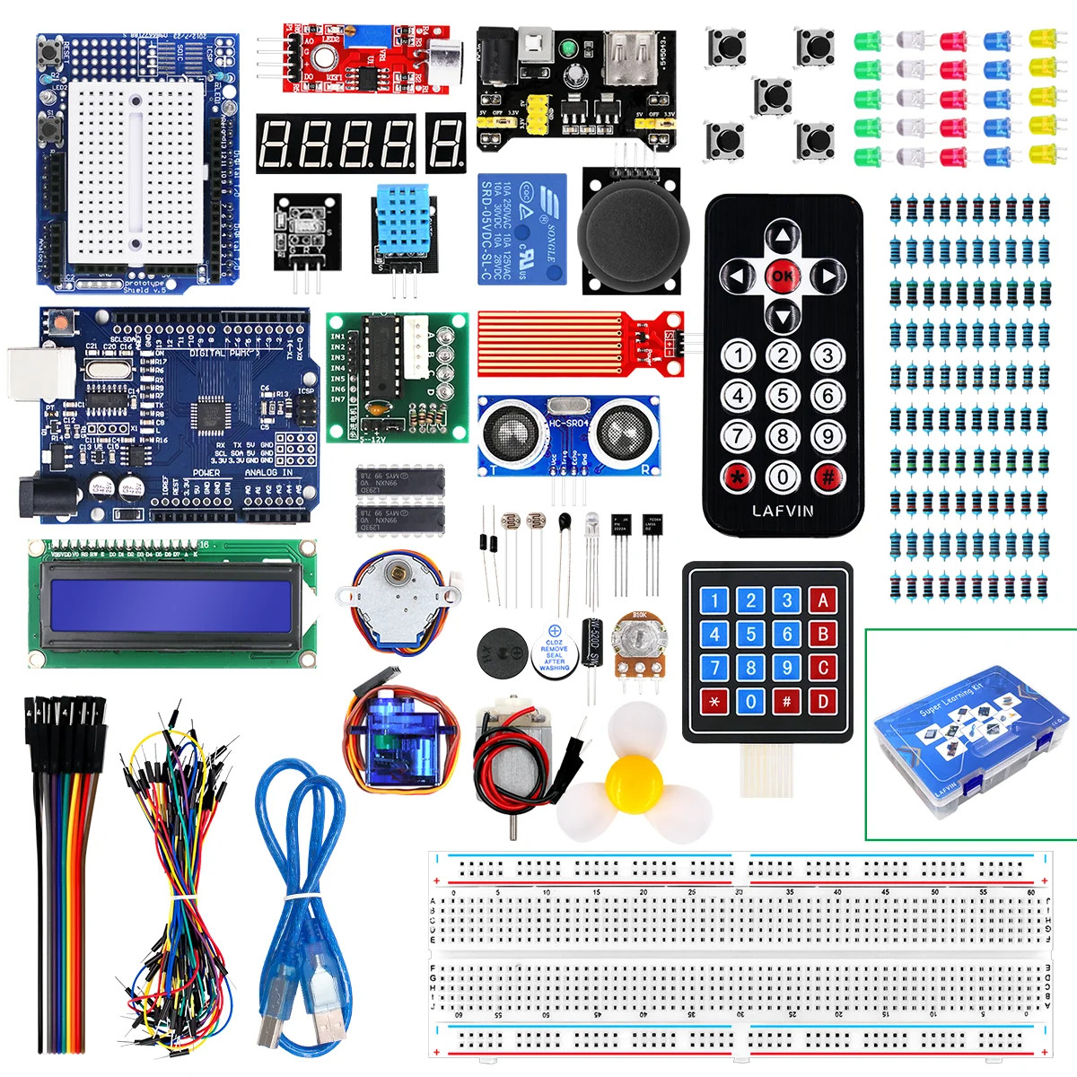 Arduino Super Starter Kit Box ( with Arduino Uno SMD Board) — Buy in ...